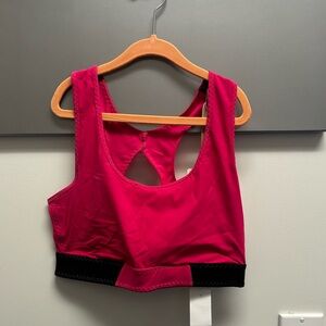 NWT Sapopa sports bra in hot pink and black size xs